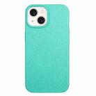 For iPhone 15 Plus Wheat Straw Material + TPU Phone Case(Green) - 1