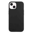 For iPhone 15 Plus Wheat Straw Material + TPU Phone Case(Black) - 1