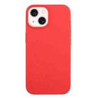 For iPhone 14 Plus Wheat Straw Material + TPU Phone Case(Red) - 1