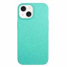 For iPhone 14 Wheat Straw Material + TPU Phone Case(Green) - 1