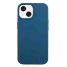 For iPhone 13 Wheat Straw Material + TPU Phone Case(Blue) - 1