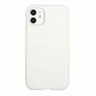 For iPhone 12 Wheat Straw Material + TPU Phone Case(White) - 1