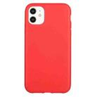 For iPhone 12 Wheat Straw Material + TPU Phone Case(Red) - 1