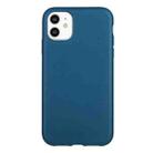 For iPhone 12 Wheat Straw Material + TPU Phone Case(Blue) - 1