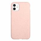 For iPhone 12 Wheat Straw Material + TPU Phone Case(Pink) - 1