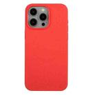 For iPhone 12 Pro Max Wheat Straw Material + TPU Phone Case(Red) - 1