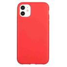 For iPhone 11 Wheat Straw Material + TPU Phone Case(Red) - 1