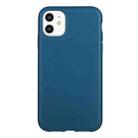 For iPhone 11 Wheat Straw Material + TPU Phone Case(Blue) - 1