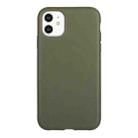 For iPhone 11 Wheat Straw Material + TPU Phone Case(Army Green) - 1