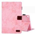 For Samsung Galaxy Tab A9+ Cloth Texture Leather Tablet Case(Pink) - 1