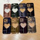 For iPhone 12 Pro Max Electroplating 3D Hollow Love TPU Phone Case(Silver) - 2