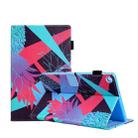 For Samsung Galaxy Tab A9+ Colored Drawing Leather Tablet Case(Sparkling Pineapple) - 1