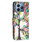 For Realme C61 / C63 Colored Drawing Pattern Leather Phone Case(Tree Life) - 3