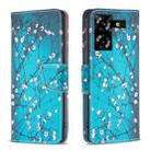 For Tecno Pova 5 Colored Drawing Pattern Leather Phone Case(Plum Blossom) - 1