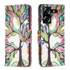 For Tecno Pova 5 Colored Drawing Pattern Leather Phone Case(Tree Life) - 1