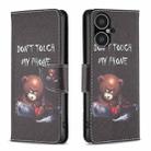 For Tecno Pova Neo 3 Colored Drawing Pattern Leather Phone Case(Bear) - 1