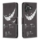 For Tecno Spark 10C Colored Drawing Pattern Leather Phone Case(Smirk) - 1