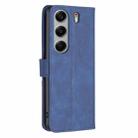 For Tecno Camon 40 Pro 5G Magnetic Buckle Rhombus Texture Leather Phone Case(Blue) - 3