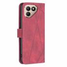 For Tecno Pova 7 Pro 5G Magnetic Buckle Rhombus Texture Leather Phone Case(Red) - 3