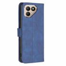 For Tecno Pova 7 Ultra 5G Magnetic Buckle Rhombus Texture Leather Phone Case(Blue) - 3