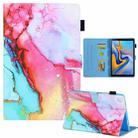 For Samsung Galaxy Tab A9 Colored Drawing Leather Tablet Case(Colorful) - 1