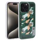 For iPhone 15 Pro Mutural Billboard Series Phone Case(Green) - 1