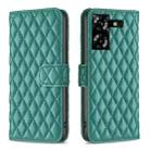 For Tecno Pova 5 Diamond Lattice Wallet Flip Leather Phone Case(Green) - 1