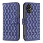 For Tecno Pova Neo 3 Diamond Lattice Wallet Flip Leather Phone Case(Blue) - 1