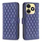 For Tecno Spark Go 2024 / 20C Diamond Lattice Wallet Flip Leather Phone Case(Blue) - 1