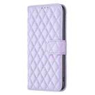 For Tecno Pova 6/6 Pro 5G Diamond Lattice Wallet Flip Leather Phone Case(Purple) - 2