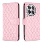 For Tecno Camon 30 Premier 5G Diamond Lattice Wallet Flip Leather Phone Case(Pink) - 1