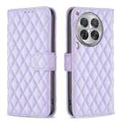 For Tecno Camon 30 Premier 5G Diamond Lattice Wallet Flip Leather Phone Case(Purple) - 1