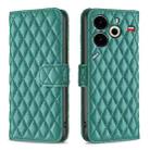 For Tecno Pova 6 Neo Diamond Lattice Wallet Flip Leather Phone Case(Green) - 1