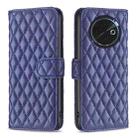 For Tecno Spark 30C Diamond Lattice Wallet Flip Leather Phone Case(Blue) - 1