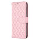 For Tecno Spark 30C Diamond Lattice Wallet Flip Leather Phone Case(Pink) - 3