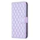 For Tecno Spark 30C Diamond Lattice Wallet Flip Leather Phone Case(Purple) - 3