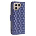 For Tecno Pova 7 Ultra 5G Diamond Lattice Wallet Flip Leather Phone Case(Blue) - 3