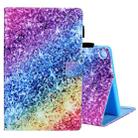 For Samsung Galaxy Tab A9+ Colored Drawing Leather Tablet Case(Colorful Diamonds) - 1