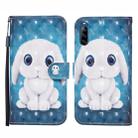 For Sony Xperia L4 3D Painted Pattern Horizontal Flip Leather Case with Holder & Wallet & Card slot & Lanyard(Rabbit) - 1