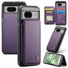 For Google Pixel 8a CaseMe C22 Card Slots Holder RFID Anti-theft Phone Case(Purple) - 1