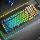 AULA F98 99-Key Wired 2.4G Bluetooth RGB Three Mode Mechanical Keyboard, Ice Crystal Switch(Black) - 1