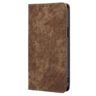 For Motorola Moto G 5G 2024 RFID Anti-theft Brush Magnetic Leather Phone Case(Brown) - 2