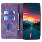For Motorola Moto G05 RFID Anti-theft Brush Magnetic Leather Phone Case(Purple) - 3