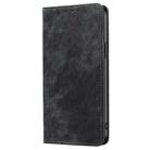 For Motorola Moto G Stylus 5G 2025 RFID Anti-theft Brush Magnetic Leather Phone Case(Black) - 2