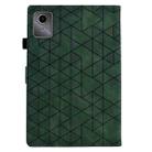 For Lenovo Xiaoxin Pad 11 2025 Rhombus TPU Smart Leather Tablet Case(Green) - 3