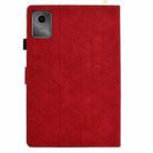 For Lenovo Xiaoxin Pad 11 2025 Rhombus TPU Smart Leather Tablet Case(Red) - 3