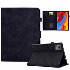 For Lenovo Xiaoxin Pad 11 2025 Rhombus TPU Smart Leather Tablet Case(Black) - 1