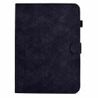 For Lenovo Xiaoxin Pad 11 2025 Rhombus TPU Smart Leather Tablet Case(Black) - 2