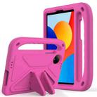 For Xiaomi Redmi Pad SE 8.7 Handle EVA Shockproof Tablet Case with Holder(Rose Red) - 2