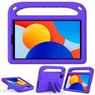 For Xiaomi Redmi Pad SE 8.7 Handle EVA Shockproof Tablet Case with Holder(Purple) - 1